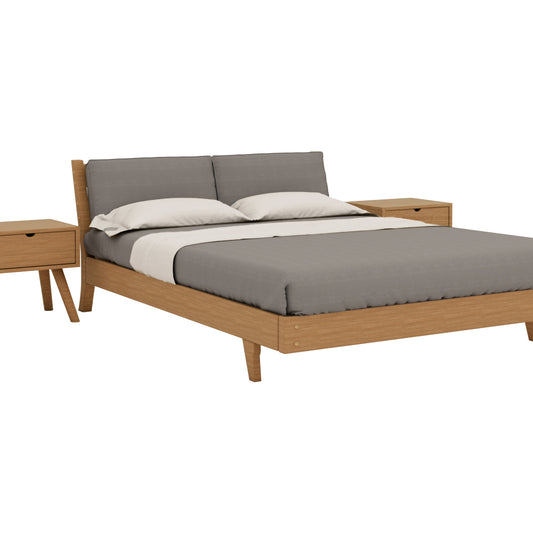 THE WOODBERRY - BED WITH SIDE TABLE